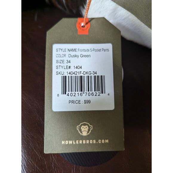 Howler Brothers Frontside 5-Pocket Pants - Picture 2 of 2